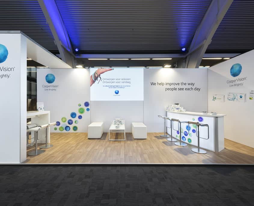 de dunste ledtiles voor naadloze integratie in standwanden Aluvisision Hi-LED 55