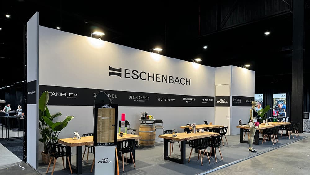 standopbouw bij internationaal event